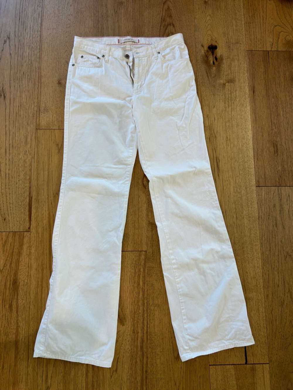 Mavi White Jeans 30x34